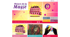 Desktop Screenshot of maisondelamagie.fr
